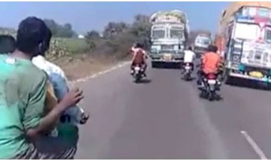 OMG: ट्रक के ब्रेक हुए फेल तो ड्राइवर ने की 3 किमी तक रिवर्स ड्राइविंग.... हर कोई हैरान... देखें VIDEO कैसे बचाई लोगों की जान......