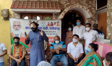 सेवा ही संगठन कार्यक्रम के तहत जगदलपुर के 15 शक्ति केंद्रों में किया गया कार्यक्रम