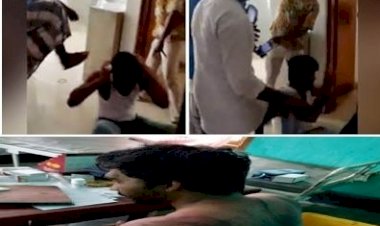 VIDEO ब्रेकिंग :- कोविड केयर सेंटर में  भीड़ ने  डॉक्टर पर बोला हमला...डॉक्टर की बेदर्दी से हुई जमकर पिटाई...इस वजह से गुस्साये थे परिजन ,तीन गिरफ़्तार..देखिए वायरल वीडियो