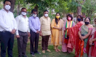 नवनियुक्त भाजपा महिला मोर्चा जिलाध्यक्ष पालीवाल का किया भव्य स्वागत