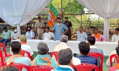 भानपुरी क्षेत्र के शक्ति केन्द्रों पर पहुंचे केदार कश्यप