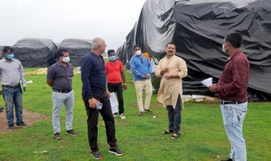 धान संग्रहण केन्द्र सरदा-लेंजवारा का धान उठाव करने बेमेतरा कलेक्टर ने दिए निर्देश