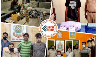 CG ब्रेकिंग: पुलिस ने नशे के सौदागरों के विरुद्ध खोला मोर्चा.... हुक्का बार सहित नशे का सामान बेचने वालों के खिलाफ़ बड़ी कार्रवाई.... भारी मात्रा में टेबलेट, इंजेक्शन्स और गांजा जब्त.....
