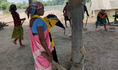 41 लोगों को लाॅकडाउन का उल्लंघन करना पड़ा भारी  बिना मास्क के निर्माण कार्य में संलग्न 16 लोगों का काटा चालान