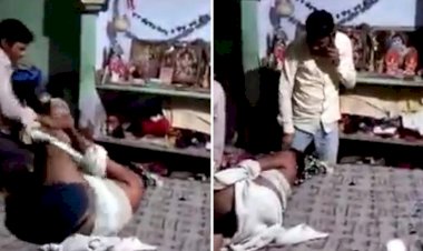 जीजा की बेहरमी से पिटाई: बहन को मारता था उसका पति.... भाइयों ने हाथ-पैर बांध की जीजा की पिटाई.... वीडियो वायरल.....