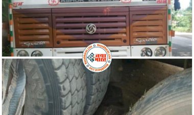 CG दर्दनाक सड़क हादसा ब्रेकिंग - ट्रक ने सड़क पार कर रहे बाइक सवार को कुचला, बाइक सवार की मौके पर मौत,हादसा देखने वालों की कांप उठी रूह,जाँच में जुटी पुलिस….