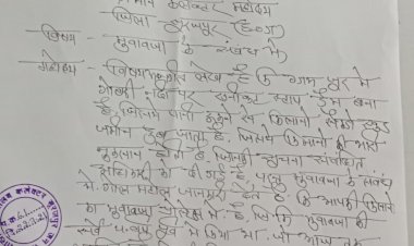 *ग्राम पंचायत जुर के सरपंच ने किसानों के साथ मिलकर नुकसान हुए फसल का मुआवजा के लिए कलेक्टर को को सौंपा ज्ञापन....*