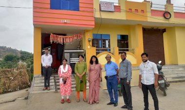 एपीएस बाल गृह का किया निरीक्षण
