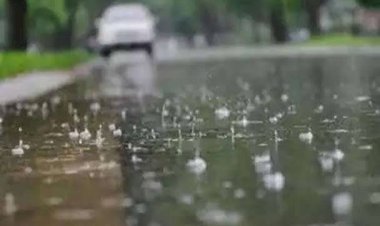 वस्त्रनगरी में मंगलवार सुबह से चल रहा बारिश का दौर