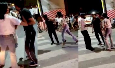 बीच सड़क जमकर पिटाई VIDEO: लड़की का हाईवोल्टेज ड्रामा.... बीच चौराहे पर लड़की ने कैब ड्राइवर को उछल-उछलकर जड़े थप्पड़.... फोन भी तोड़ा.... फिर हुआ ये.... देखें वायरल VIDEO.....