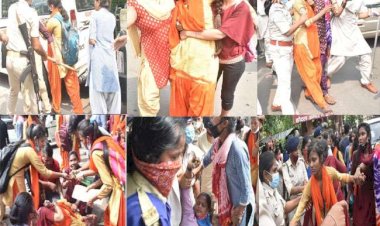 छात्राओं पर लाठीचार्ज VIDEO: मंत्री के पास फरियाद लेकर पहुंची छात्राओं पर एसडीएम ने किया लाठीचार्ज.... SDM बोले, ज्यादा नेता बनती हो... खुद ही बरसाने लगे ताबड़तोड़ लाठियां.... लहुलूहान हुई लड़कियां.... देखें VIDEO......