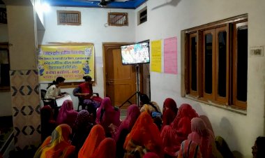 राजीवीका कलस्टर बनेडा में प्रधानमंत्री जन संवाद कार्यक्रम का हुआ लाईव प्रसारण