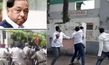 VIDEO केंद्रीय मंत्री गिरफ्तार BIG NEWS :- पुलिस कमिश्नर ने दिया था गिरफ्तारी का आदेश….पुलिस उन्हें लेकर कोर्ट रवाना….केंद्रीय मंत्री ने मुख्यमंत्री को कहा था-  मैं तो उन्हें एक थप्पड़ मारता….CM के खिलाफ बयान देने पर प्रदेश में उग्र प्रदर्शन…देखे विडियो……..