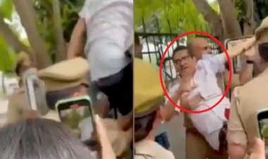 पूर्व IPS गिरफ्तार: गिरफ्तारी पर भड़के पूर्व आईपीएस , गाड़ी में बैठने से किया इनकार….खींचते हुए ले गई पुलिस, दारोगा को मारा थप्पड़…इस केस में सांसद को मदद का आरोप…VIDEO वायरल…….