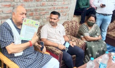 कृषि मंत्री ने किये साजा क्षेत्र के चोरभट्टी में भूमिहीन कृषि मजदूर न्याय योजना पंजीयन कार्य का शुभारंभ