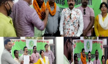 श्रमजीवी पत्रकार कल्याण संघ सरगुजा के जिलाध्यक्ष बने अखिलेश जायसवाल,  महासचिव प्रफुल्ल यादव ।