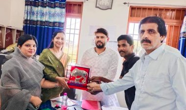 बेमेतरा विधायक आशीष छाबड़ा ने  कन्या महाविद्यालय का लिए बैठक