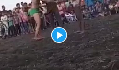VIDEO मौत का LIVE दंगल : देखिए मौत की कुश्ती..दंगल के दौरान पहलवान ने ऐसा दांव लगाया कि प्रतिद्वंद्वी की गर्दन टूटने से हो गई मौत….फिर जो हुआ….जुर्माना दिलाकर मामला रफा.दफा किया..देखिए वीडियो……