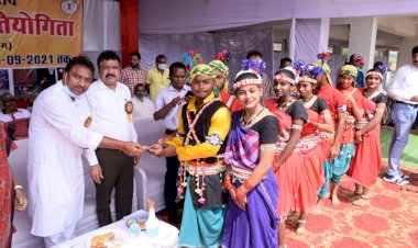 छत्तीसगढ़ी नृत्य की प्रस्तुतियों के साथ हुआ राज्यस्तरीय शालेय क्रीड़ा प्रतियोगिता का समापन..मुख्य अतिथि श्री यादव ने की मेजबान जिला और जिला प्रशासन की सराहना..