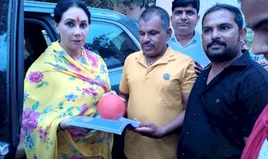 अधिवक्ता राठौड़ के आवास पर प्रदेश महामंत्री दिया कुमारी का किया भव्य स्वागत