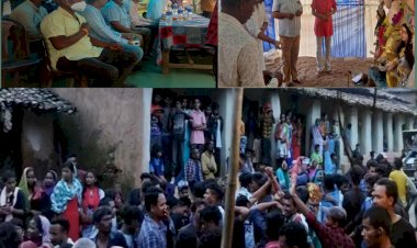 ग्राम लहपटरा गणेश विसर्जन में धूमधाम व हर्षोल्लास के साथ सैकड़ों श्रद्धालुओं की संख्या में किया गया गणेश जी की विसर्जन।