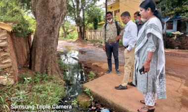 महापौर सफीरा साहू ने शहर के छत्रपति शिवाजी व अटलबिहारी बाजपेयी वार्ड का अचौक निरीक्षण कर वार्ड के समस्या से हुई रूबरू तत्काल समस्या के समाधान के लिए संबंधित अधिकारी को दिए निर्देश