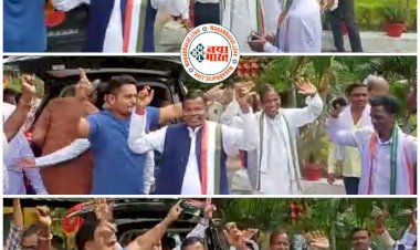 CG- मंत्री कवासी लखमा डांस VIDEO: गणेश विसर्जन में 'देवा हो देवा गणपति देवा... तुमसे बढ़कर कौन....' गाने की धुन पर जमकर थिरके आबकारी मंत्री.... देखें VIDEO.....