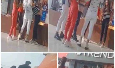 लड़कियों की 'स्ट्रीट फाइट' VIDEO: बॉयफ्रेंड के लिए हुई लड़कियों में लड़ाई.... मॉल में ही मारे एक-दूसरे को चांटे.... जमकर चले लात-घूंसे.... देखें मारपीट का VIDEO......