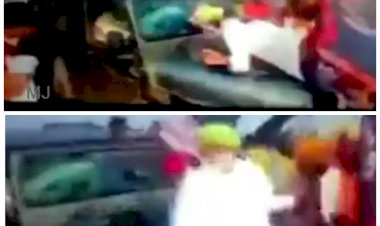 किसानों पर गाड़ी चढ़ाने का VIDEO: लखीमपुर में किसानों को ऐसे रौंदते निकल गई गाड़ी.... गाड़ी की टक्कर से एक बुजुर्ग उछलकर पहले बोनट पर और फिर जमीन पर जा गिरे.... कांग्रेस-AAP ने शेयर किया वीडियो..... देखें किसानों को रौंदने का नया VIDEO......