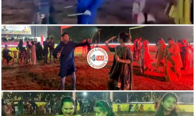 CG- गरबा नाइट में जमकर थिरके अफसर VIDEO: कलेक्टर ने पत्नी के साथ खेला गरबा.... जिला पंचायत अध्यक्ष, डिप्टी कलेक्टर और तहसीलदार ने भी किया गरबा डांस.... देखें गरबा नाइट का बेहतरीन VIDEO…...