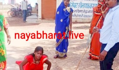 VIDEO साजा भरतपुर की महिला ,जमीन पर सोते सोते पहुँची महामाया देवी के चरणों में