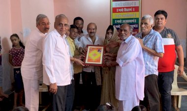 साजा जैन श्री संघ ने तप साधिका सु श्राविका श्रीमति नंदा देवी जी पारख(जैन) जो 108 तपस्या किये जिनका अभिनंदन स्वागत किये