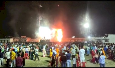 पंडरिया नगर में हर्षोल्लास से मनाया गया दशहरा पर्व