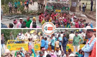 CG ब्रेकिंग: तेज रफ्तार ट्रक ने 15 गायों को कुचला.... 7 की मौत.... 8 घायल.... गुस्साए ग्रामीणों ने स्टेट हाईवे पर लगाया 4 घंटे जाम.... ड्राइवर को जमकर पीटा.......