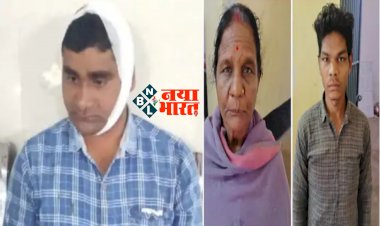 CG- पुलिस पर टंगिया से हमला BIG NEWS: जमीन विवाद की सूचना पर पहुंची डायल-112 की टीम को गालियां देकर भगाया.... थाने से पुलिस पहुंची तो किया हमला.... कॉन्स्टेबल का टंगिया से फोड़ा सिर.... महिला सहित 2 गिरफ्तार........