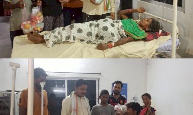 युवाओं के चहेते नेता जनपद पंचायत उपाध्यक्ष माड़वी देवा दोरनापाल स्वास्थ्य केंद्र पहुंचकर मरीजों का जाना हालचाल और किया फलाहार वितरण