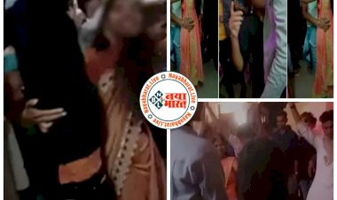 CG- सरकारी कॉलेज का वेलकम पार्टी या 'कपल डांस पार्टी': महाविद्यालय से कपल डांस का VIDEO वायरल.... कमर में हाथ डाले छात्र-छात्राएं थिरकती रहीं.... इस महाविद्यालय में हुआ नाइट क्लब सरीखा डांस.... मचा हंगामा.... देखें पूरा VIDEO.....