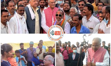 ...जब CM भूपेश अचानक पहुँचे धान खरीदी केंद्र.... प्रवास के दौरान अचानक धान खरीदी केंद्र पहुंचे.... किसानों से की बात.... धान खरीदी की व्यवस्थाओं का लिया जायजा.....