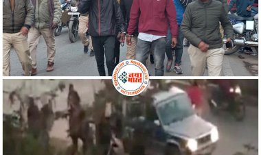 CG- लाठी-रॉड से ताबड़तोड़ हमला VIDEO: बदमाशों ने युवकों को बेदम पीटा.... पुलिस ने पकड़कर 112 में बैठाया तो उतारकर भी लाठी-रॉड से खूब मारा.... पुलिसवाले के साथ भी धक्कामुक्की.... 6 गिरफ्तार.... पुलिस ने निकाला जुलूस.... देखें पूरा VIDEO......