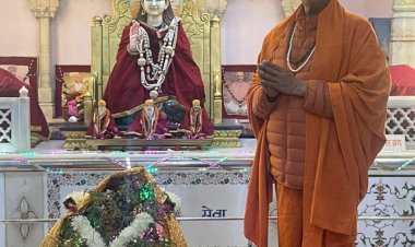 हरि शेवा धाम उदासीन आश्रम में तुलसी पूजन सम्पन्न