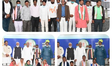 CG:मुख्यमंत्री से मिले बेमेतरा जिले के नगर पंचायत के नवनिर्वाचित पार्षदगण