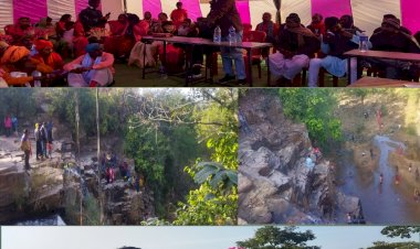 साल के आखिरी दिन प्रकृति तिहार का शुभारंभ ब्लॉक में नया झरना का हुआ उदय झुइंज सतबहिनी का नामकरण ग्राम सभा ने किया