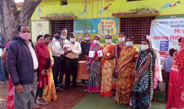 CG BEMETARA:बेरला ब्लाक के ग्राम बोरिया मे किया गया निःशुल्क स्वास्थ्य जाँच शिविर का आयोजन