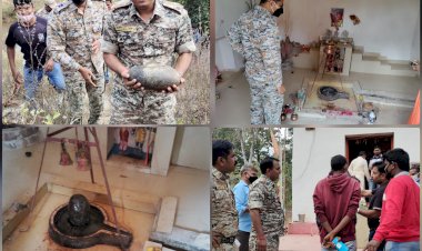 पुलिस ने महज दो घंटे के भीतर शिवलिंग को किया बरामद महादेव डोंगरी में असामाजिक तत्वों द्वारा शिवलिंग को उखाड़ा गया था