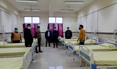 कोविड से निपटने तैयार है भैयाथान का कोविड़ सेंटर .....सभी व्यवस्थायें है उपलब्ध...