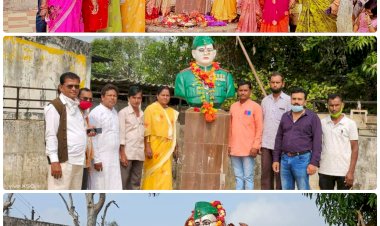 नगरवासी व जनप्रतिनिधियों ने  नेता जी सुभाष चंद्र बोस की जयंती मनाई