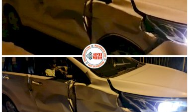 CG बाल-बाल बचे BJYM अध्यक्ष VIDEO: भाजयुमो प्रदेश अध्यक्ष की कार को ट्रक ने मारी जोरदार टक्कर.... कार्यक्रम से लौट रहे थे प्रदेश अध्यक्ष.... वाहन क्षतिग्रस्त.... देखें VIDEO........