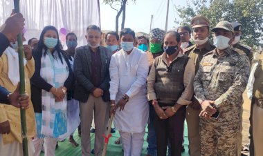 बलौदा थाने का भूमि पूजन करने पहुंचे किस्मत लाल नंद विधायक सरायपाली अनुसूचित जनजाति विकास प्राधिकरण उपाध्यक्ष पढ़े पूरी खबर