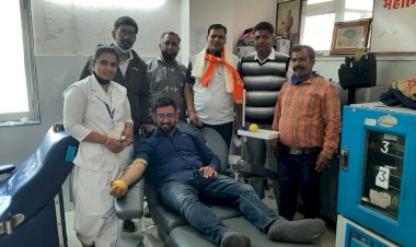 शहीद दिवस: स्व. रामचन्द्र कीर की स्मृति में शिविर में हुआ 111 यूनिट रक्तदान