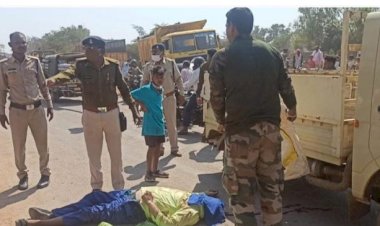 CG सड़क हादसा : ट्रक की ठोकर से बाइक सवार की मौके पर मौत, एक घायल....